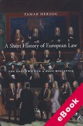 Cover of A Short History of European Law: The Last Two and a Half Millennia (eBook)