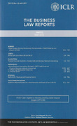 Cover of The Business Law Reports: Parts and Bound Volume