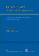 Cover of Private Law: National - Global - Comparative