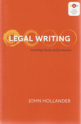 Cover of Legal Writing: Mastering Clarity and Persuasion
