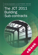 Cover of The JCT 2011 Building Sub-contracts (eBook)
