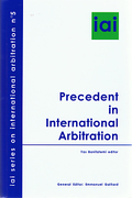 Cover of Precedent in International Arbitration
