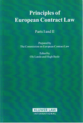 Cover of Principles of European Contract Law: Parts I and II