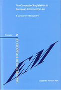 Cover of The Concept of Legislation in European Community Law: A Comparative Perspective