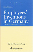 Cover of Employees' Inventions in Germany: A Handbook for International Business