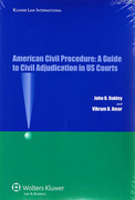 Cover of American Civil Procedure: A Guide to Civil Adjudication in US Courts