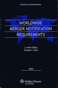 Cover of Worldwide Merger Notification Requirements