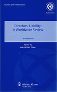 Cover of Directors' Liability: A Worldwide Review