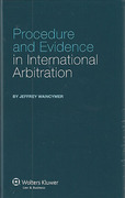 Cover of Procedure and Evidence in International Arbitration