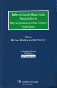 Cover of International Business Acquisitions: Major Legal Issues and Due Diligence
