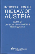Cover of Introduction to the Law of Austria