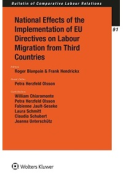 Cover of National Effects of the Implementation of Three EU Directives on Labour Migration from Third Countries