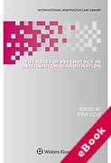 Cover of The Roles of Psychology in International Arbitration (eBook)