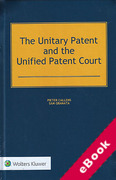 Cover of The Unitary Patent and the Unified Patent Court (eBook)