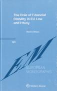 Cover of The Role of Financial Stability in EU Law and Policy