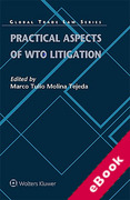 Cover of Practical Aspects of WTO Litigation (eBook)