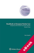 Cover of Handbook on European Nuclear Law: Competences of the Euratom Community under the Euratom Treaty (eBook)