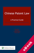 Cover of Chinese Patent Law: A Practical Guide (eBook)