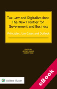 Cover of Tax Law and Digitalization: The New Frontier for Government and Business &#8211; Principles, Use Cases and Outlook (eBook)