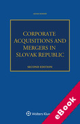 Cover of Corporate Acquisitions and Mergers in Slovak Republic (eBook)