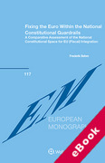 Cover of Fixing the Euro Within the National Constitutional Guardrails (eBook)