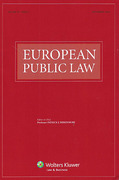 Cover of European Public Law: Print Only