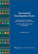 Cover of International Encyclopaedia of Laws: Private International Law Looseleaf