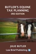 Cover of Butler's Equine Tax Planning