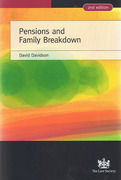 Cover of Pensions and Family Breakdown