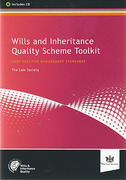 Cover of Wills and Inheritance Quality Scheme Toolkit