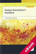 Cover of Probate Practitioner's Handbook (eBook)