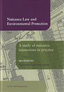 Cover of Nuisance Law and Environmental Protection: An Analysis of the Enforcement of Injunctions