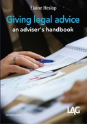 Cover of Giving Legal Advice: An Adviser's Handbook