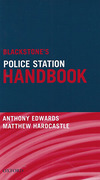 Cover of Blackstone's Police Station Handbook