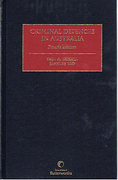 Cover of Criminal Defences in Australia