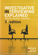 Cover of Investigative Interviewing Explained