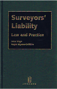 Cover of Surveyors' Liability: Law and Practice