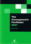 Cover of The Conveyancer's Factfinder 2007