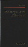 Cover of Halsbury's Laws of England 5th ed Consolidated Index 2008 F-O