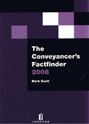 Cover of The Conveyancer's Factfinder 2008