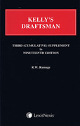Cover of Kelly's Draftsman 19th ed: 3rd Supplement