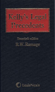 Cover of Kelly's Legal Precedents 20th ed