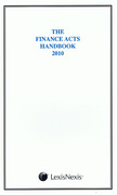 Cover of The Finance Acts Handbook 2010