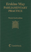 Cover of Erskine May Parliamentary Practice