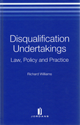 Cover of Disqualification Undertakings: Law, Policy and Practice