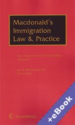 Cover of Macdonald's Immigration Law and Practice 9th ed: 1st Supplements (Book & eBook Pack)