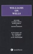 Cover of Williams on Wills 10th ed: 2nd Supplement