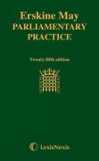 Cover of Erskine May Parliamentary Practice