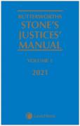 Cover of Butterworths Stone's Justices' Manual 2021