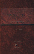 Cover of Sullivan and Driedger on The Construction of Statutes 